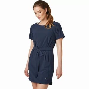 Helly Hansen L60224 Womens Navy Thalia Loose-fit Summer Dress Size S NWOT